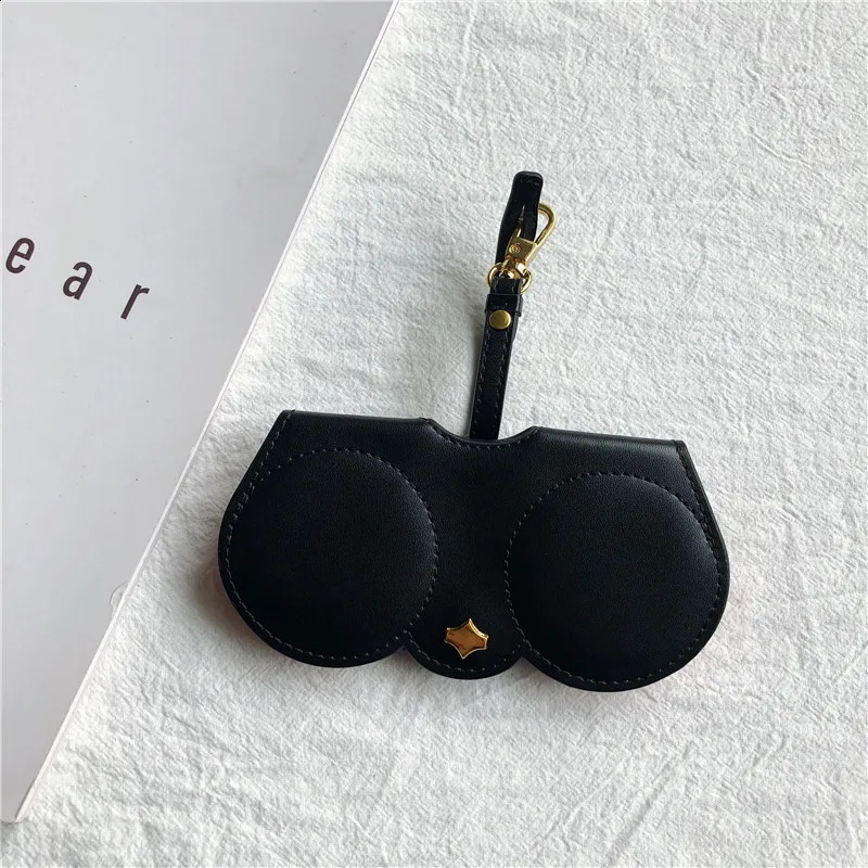 2025 Serpentine Sunglasses Cases Solid color Sunglasses Bag Glasses Protective Sleeve PU Leather Glasses Case 260625 - view 3