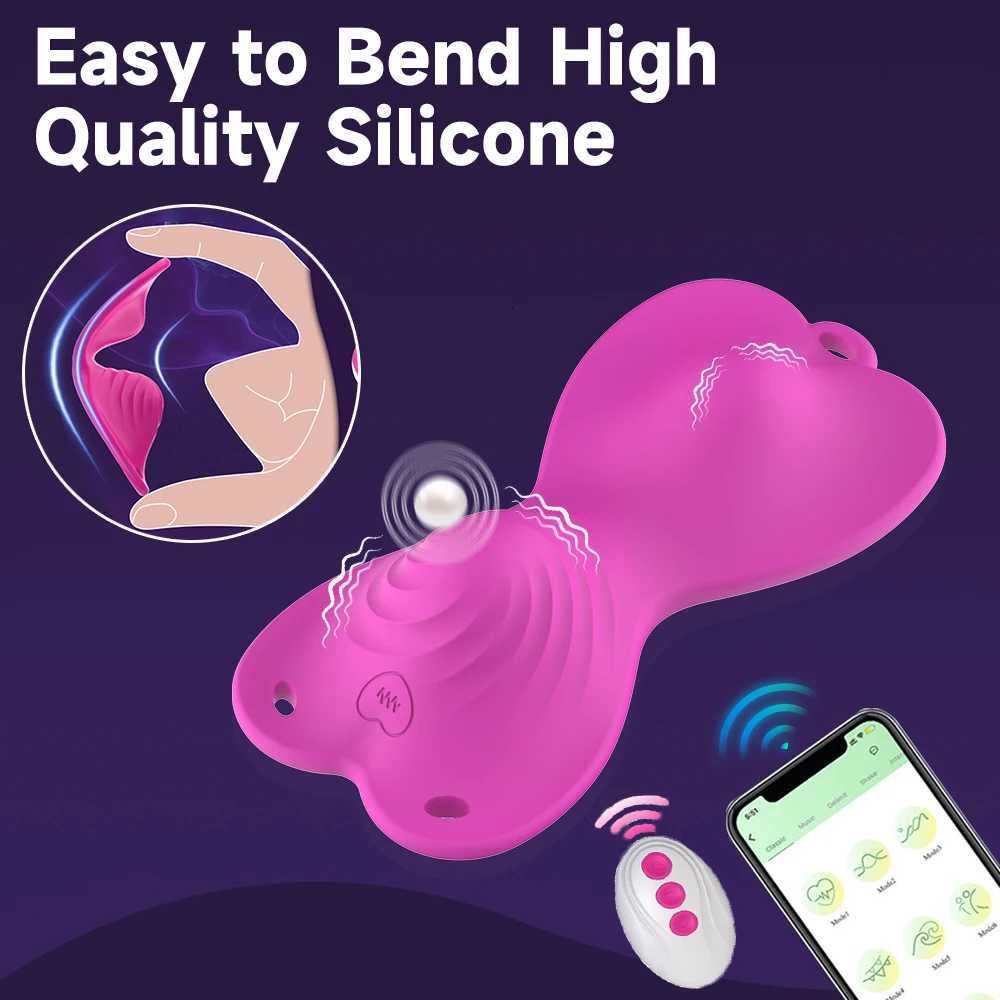 Butterfly Control APP Vibrator Remote Wearable Dual Motor Vibrating Vagina Clitoris Stimulator Sex Toys Adults Masturbation M260626 - view 4