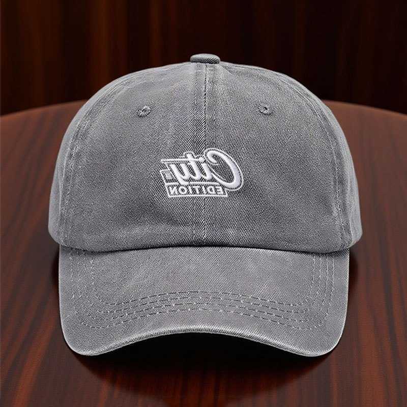 Washed Denim Baseball Vintage Men Women Breathable Curved Brim Hat Daily Outdoor Travel Sports Caps M260626 - view 1