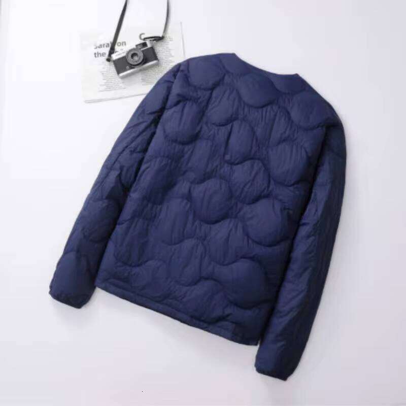 Plus Size Vest 2025 Autumn Winter New Lightweight Down Jacket Simple Fashion Casual Crew Neck V-neck Men's Coat J260626 - view 4