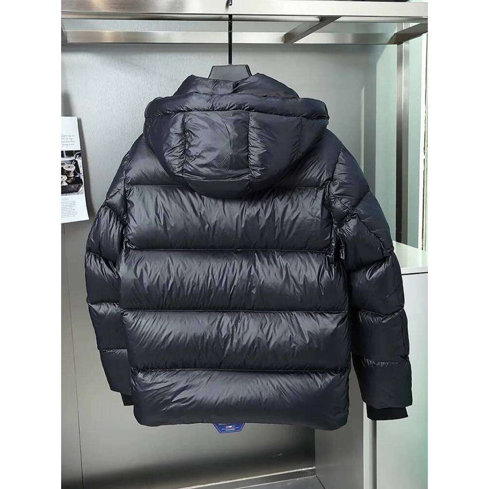 Winter Mens Down Coat Windproof Waterproof Outside Casual Outerwear Zip High Street Fashion Men Warm Hooded Windbreaker Jacket W260626 - view 4