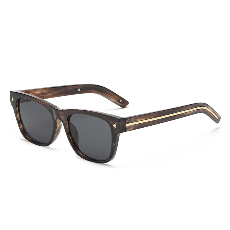 20 New Simple Square Frame European And American Fashion Casual Versatile Vacation Internet Celebrity Style Women's Sunglasses - view 6