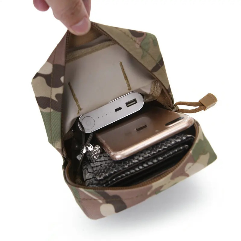 Outdoor Molle EDC Pouch Waterproof Nylon MultiPurpose Pack Tactical Universal Hunting Camping Bag MOLLE Accessories Pocket 260625 - view 6