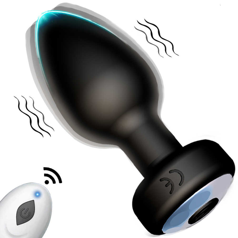 Vibrator Butt plug Wireless Anal Remote Control Men Prostate Massager Female Vagina Masturbator Sex Toy For Couples Sex Supplies M260626