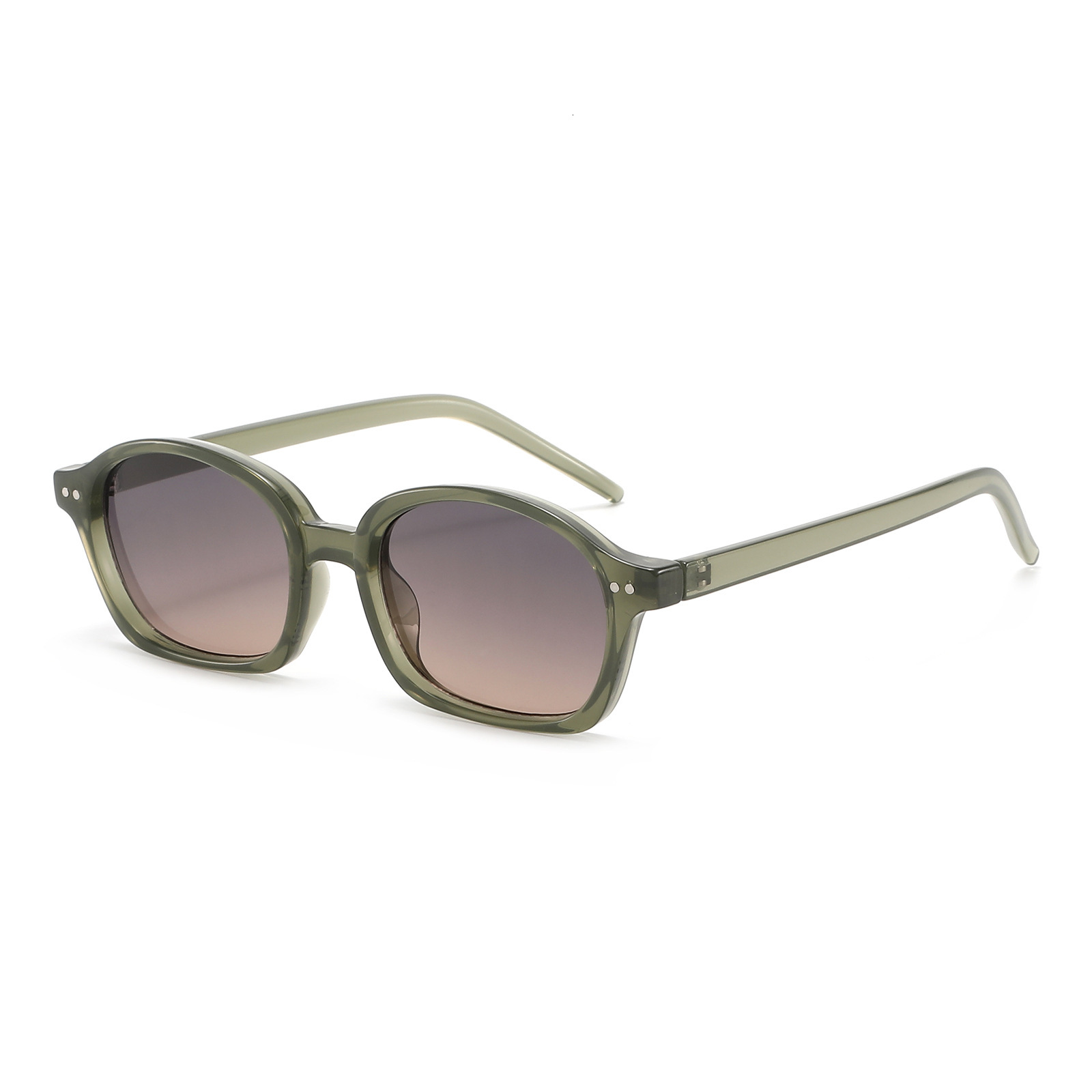 New Fashion Oval Studded Sunglasses, Unique And Versatile, Street Style Jelly-Colored Artistic Casual Women's Sunglasses - view 6