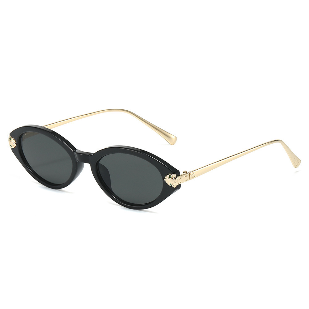 2026 Fashion Cat-Eye PC Oval Frame Sunglasses For Men Women, Trendy And Versatile Outdoor Sun Protection Glasses - view 6