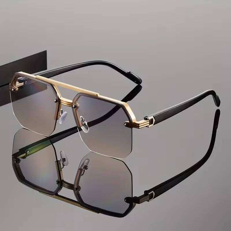 1pc Unisex Pilot Frame Multicolor Classic Personality Fashion Sunglasses For Daily Vacation Beach Party MusicFestival Decoration 26Y0626 - view 7