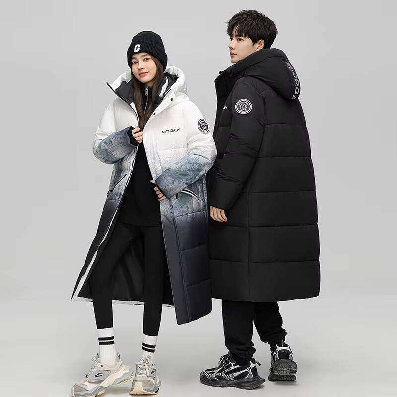 Slim Fit Lightweight Duck Jacket New Hooded Long Down Outdoor Men's Ski Windproof Warm Winter Parkas W260626 - view 6