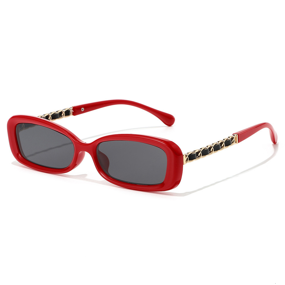 2026 New Square Frame Fashion European And American Style With Unique Hinges, Popular On Instagram, Versatile Women's Sunglasses Wholesale - view 5