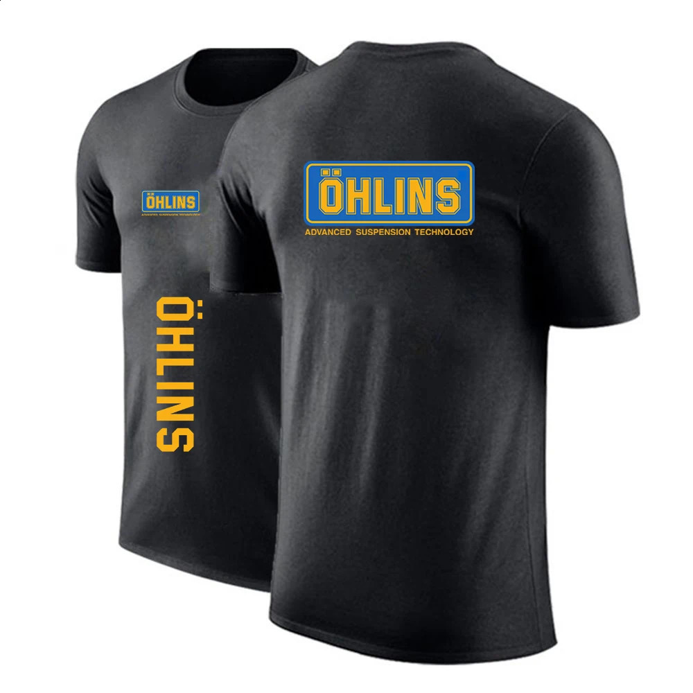 2026 Summer Ohlins Print Mens Running Sports Ordinary Shortsleeved Tshirt Quickdrying Fashion Tee 260626