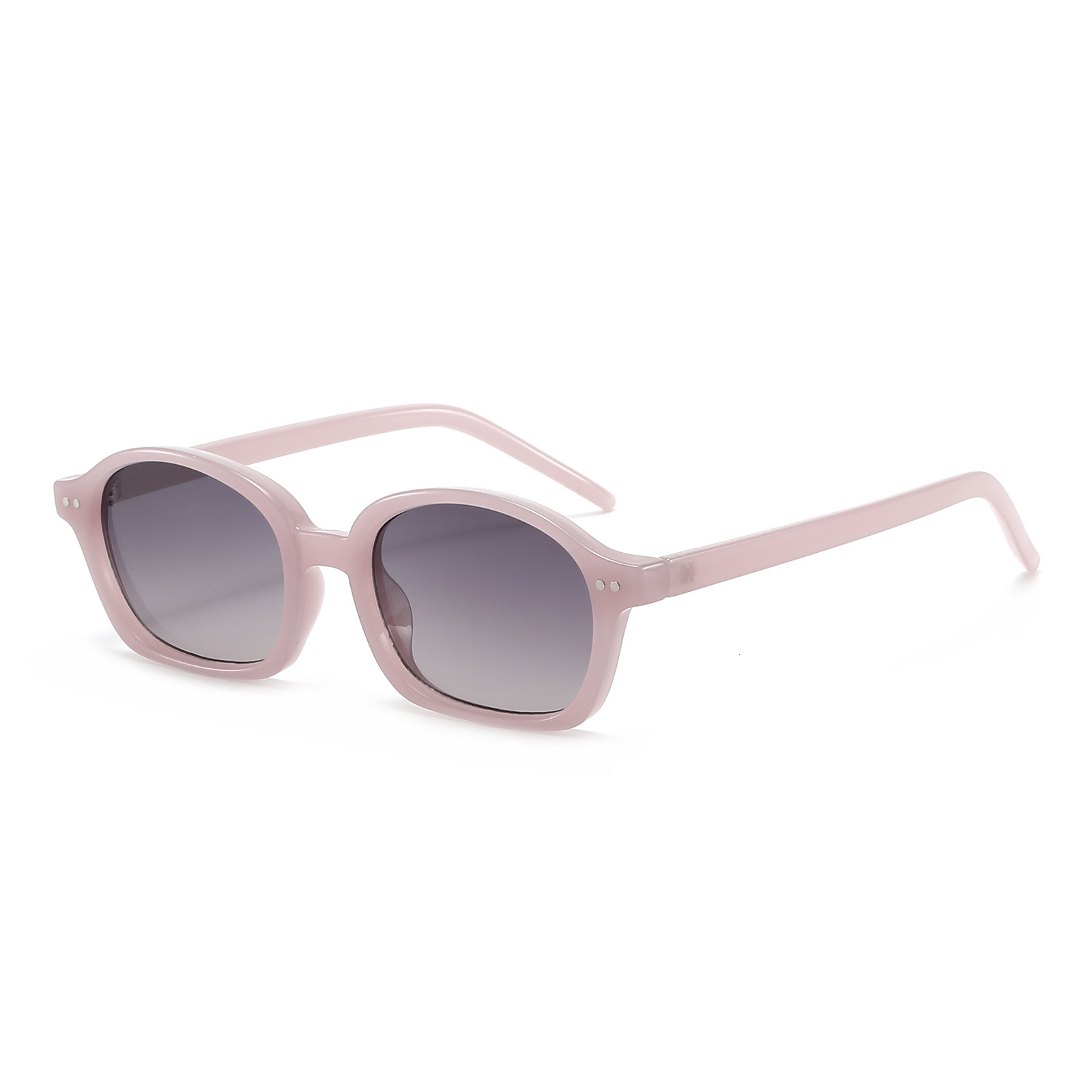 New Fashion Oval Studded Sunglasses, Unique And Versatile, Street Style Jelly-Colored Artistic Casual Women's Sunglasses - view 5
