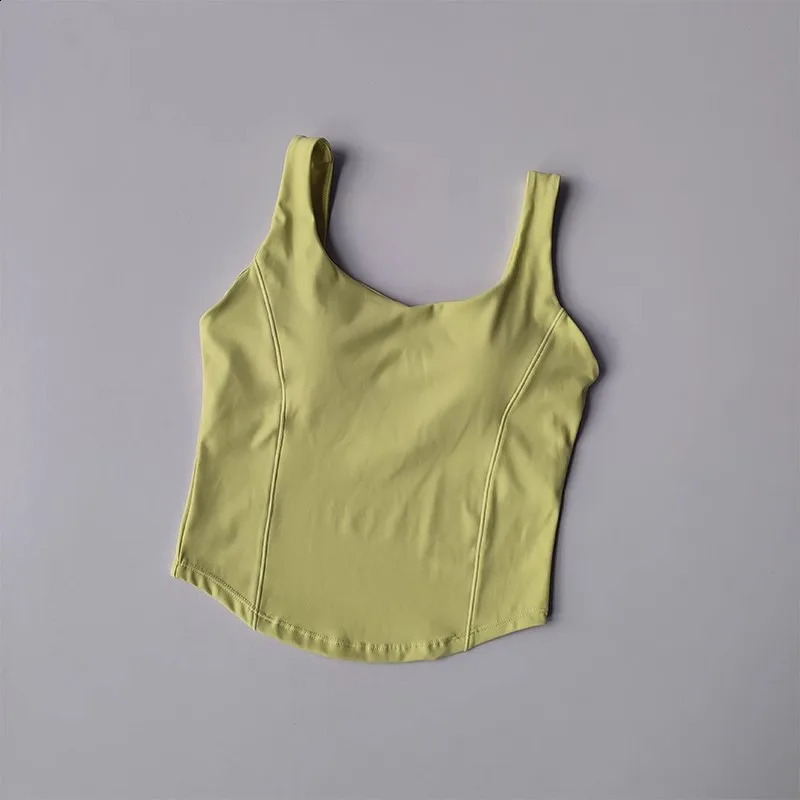 High Strength Back Fitness Tank Top Womens Running Shockproof Sports Bra High Elastic Gathering Nude Yoga Bra for External Wear 260626 - view 3