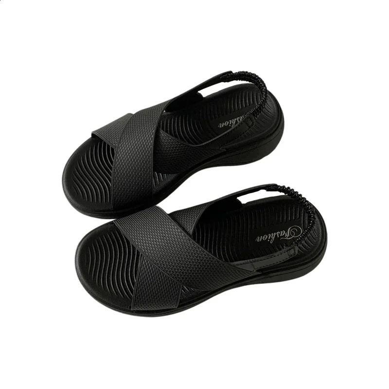 Womens Thick Soled Sandals 2026 Summer Fashionable Soft Beach Slippers Breathable Non Slip Fashion for Women 260626 - view 7