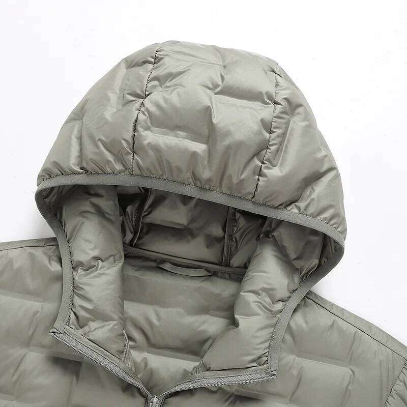 LNGXO Down Jacket Men Camping Hiking Mountaineering Lightweight Padding Coat Winter Waterproof Windproof Warm Hooded Windbreaker W260626 - view 4