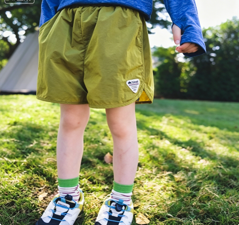 Kids Mountain Style Stretch Quick Dry Athletic Shorts Elastic Waist Lightweight Outdoor Hiking Sports Running Shorts for Boys Girls 26AG3194 - view 9