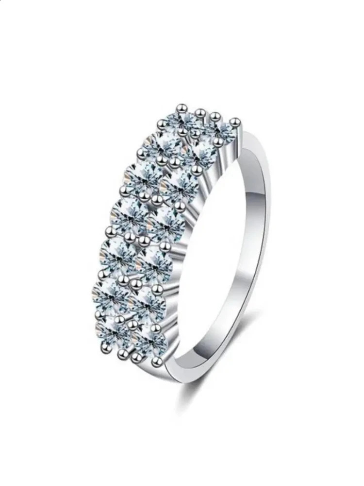 14ct Diamond Ring for Women 925 Sterling Sliver Wedding Engagement Daily Wear Fine Jewelry260624 - view 6