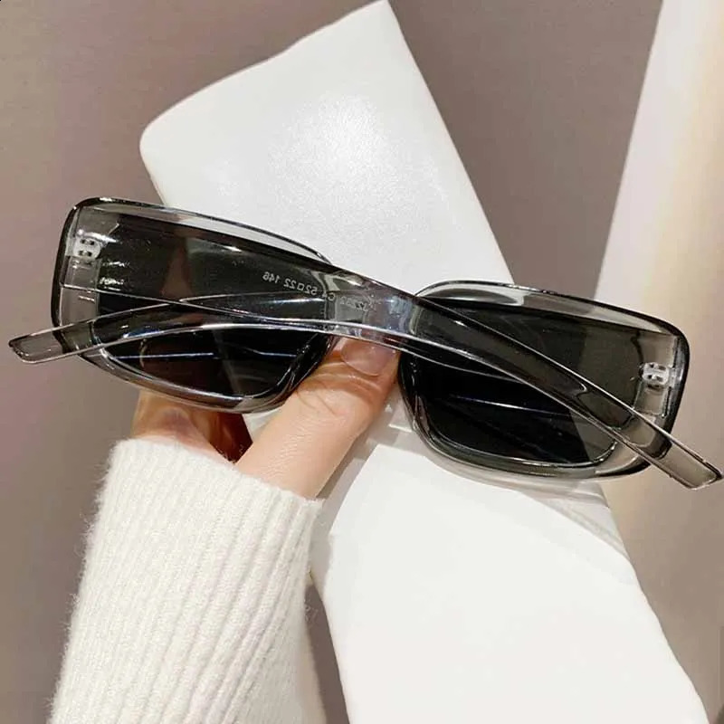 YOOSKE Vintage Square Sunglasses Female Oval Eyewear Oculos Male Female Eyeglasses Women Men Rectangle Sun Glasses 260626 - view 6