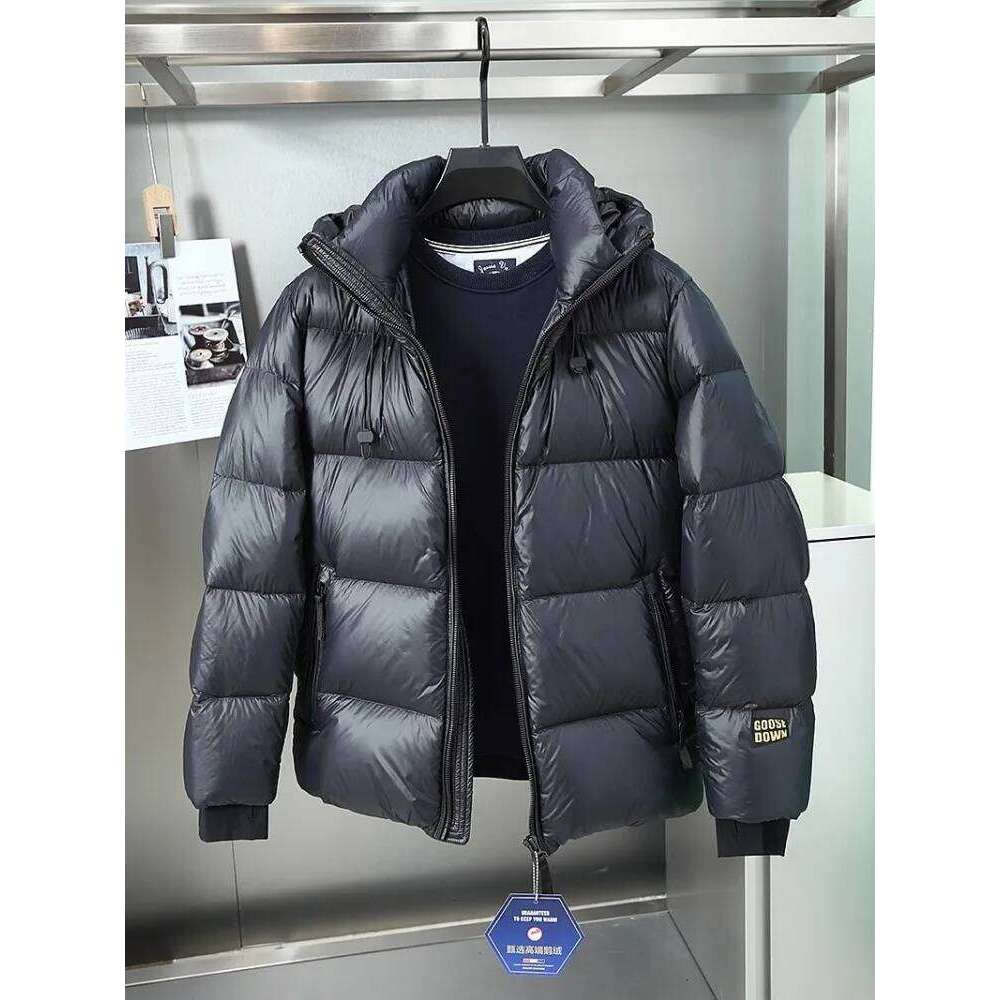 Winter Mens Down Coat Windproof Waterproof Outside Casual Outerwear Zip High Street Fashion Men Warm Hooded Windbreaker Jacket W260626 - view 3