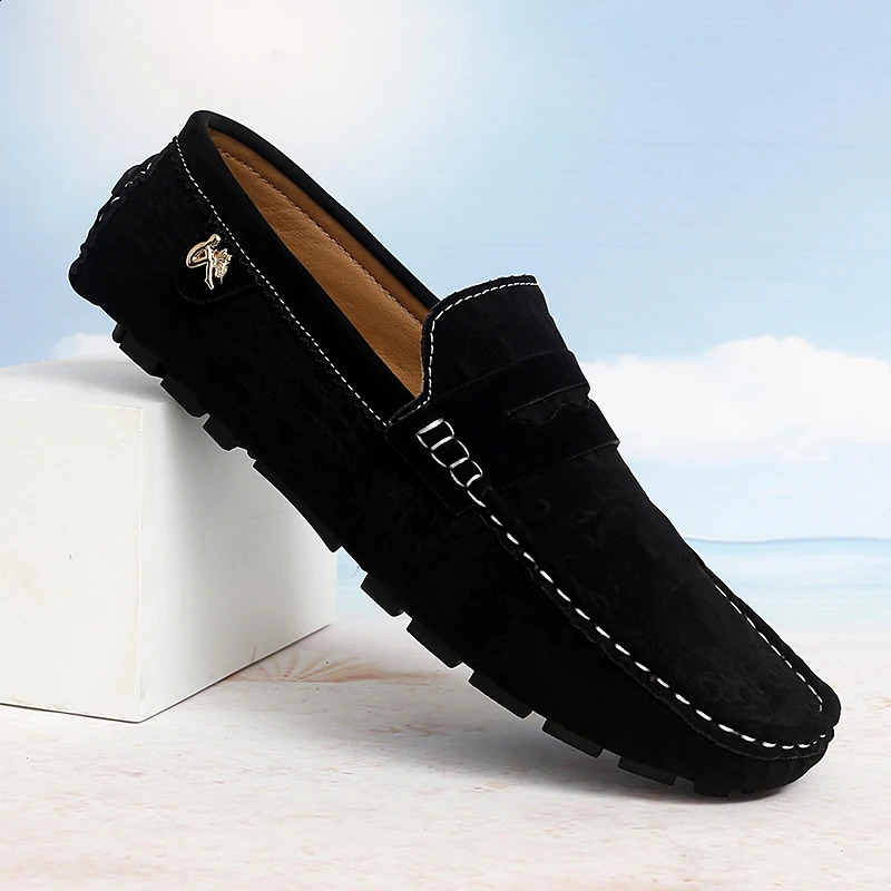 Formal Italian Shoes Men Handmade Leather Loafer Casual Driving Flats Slipon y Comfy Moccasins Loafers for 260624 - view 7