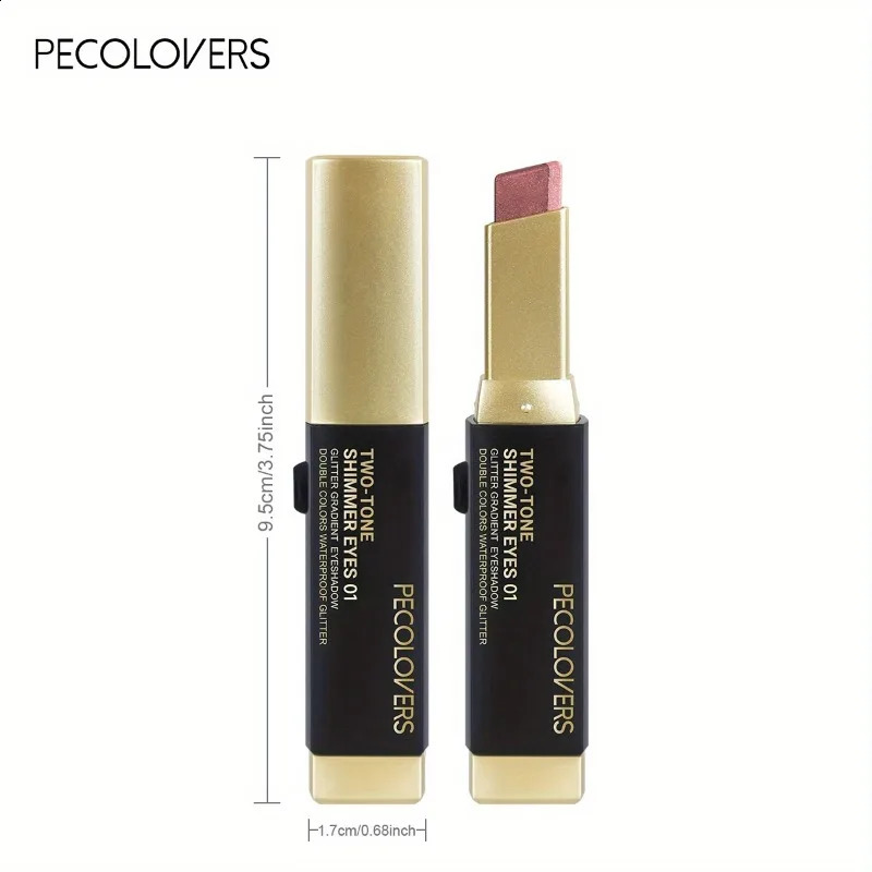 Dual-Tone Pearlescent Eyeshadow Sticks - Long-Lasting Waterproof with Vibrant Colorfastness - Perfect Gift for ValentineS Day 260626 - view 6