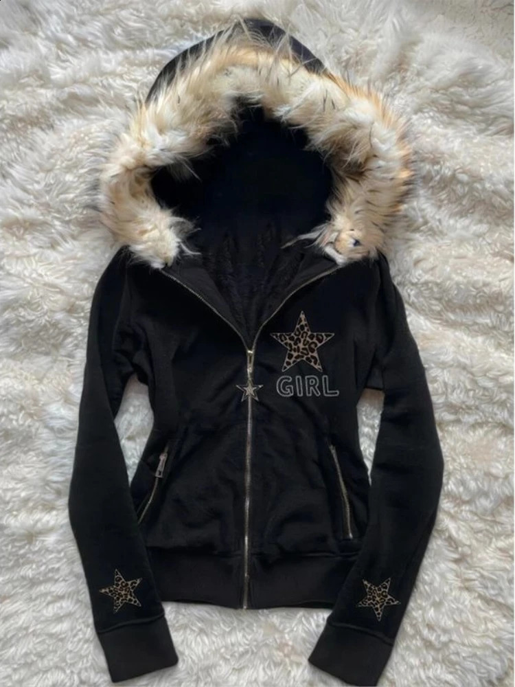 Grunge Zipper Sweatshirts Vintage Gothic Coats Harajuku Streetwear Y2k Jackets with Hooded Women Subculture Hoodies Cross Skull 260626 - view 6