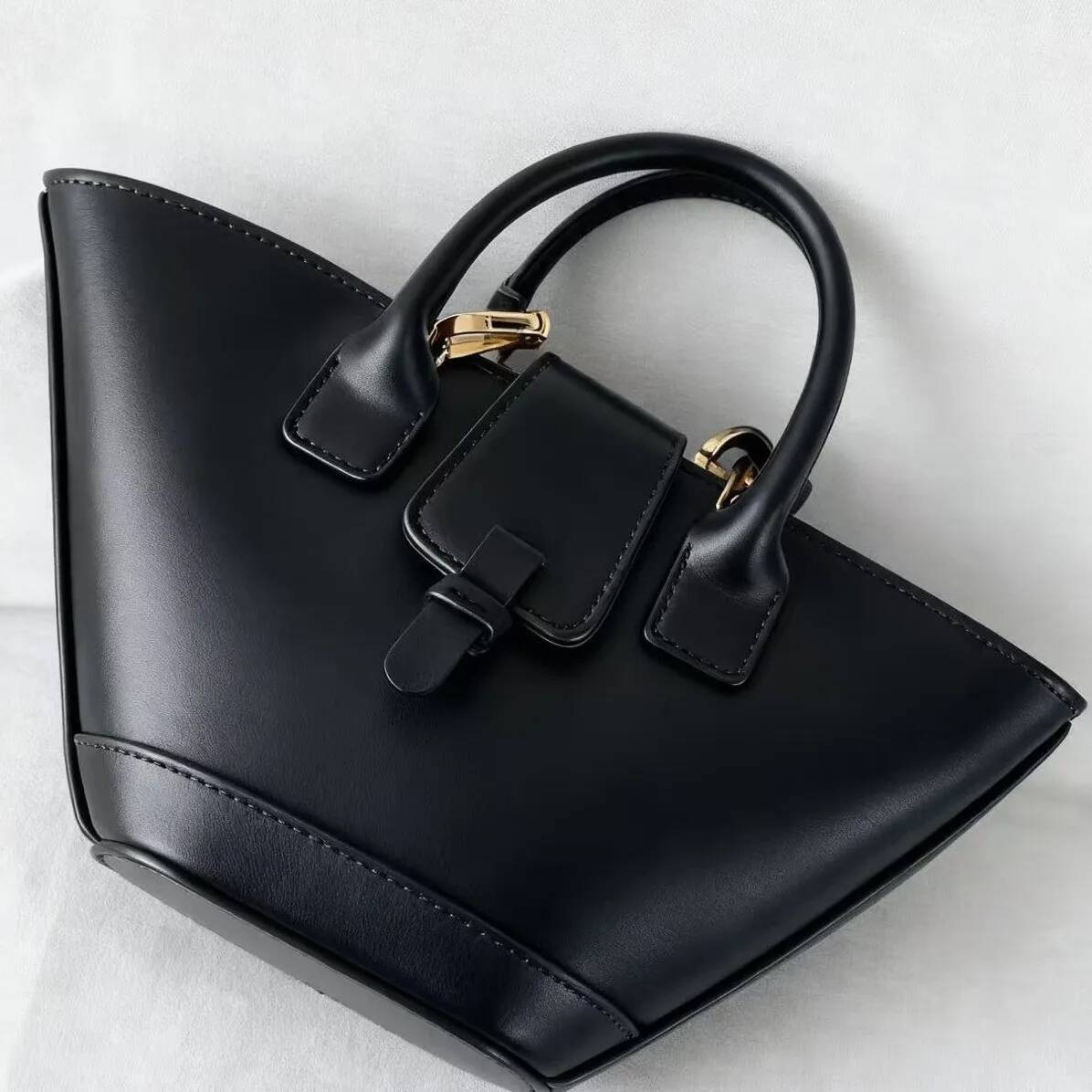 Fashion Bucket Bag PU Leather Handbags Large Shoulder Crossbody Half Moon Basket Bags For Women 2026 Tote Andralyn - view 4