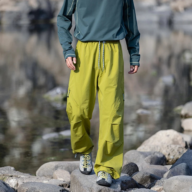 CHRLCK Mens Waterproof Hiking Pants Quick Dry Windproof Outdoor Trousers Women Multi Pockets Cargo Camping Fishing 260625 - view 5