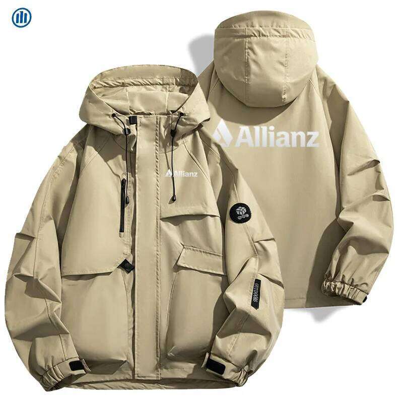 Allianz Men's Waterproof Hiking Jacket Windproof, Breathable, Cool Stylish - Suitable for Fishing, Camping and Mountaineer W260626 - view 4