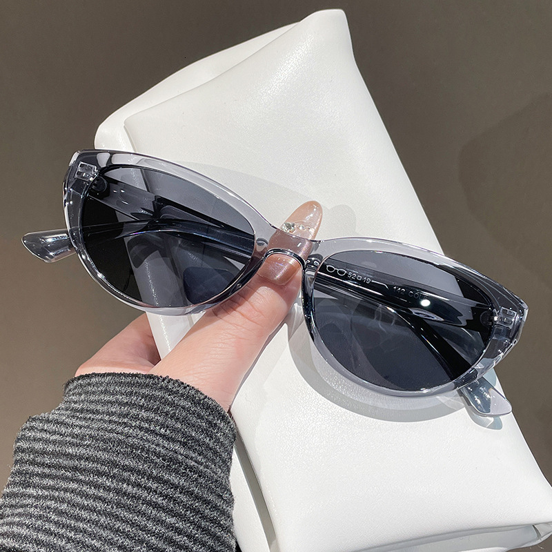 Small-Frame Cat-Eye Sunglasses, Stylish Unique, Suitable For Square And Round Faces, TR Polarized Sunglasses Small Frame Glasses Retro Fashion