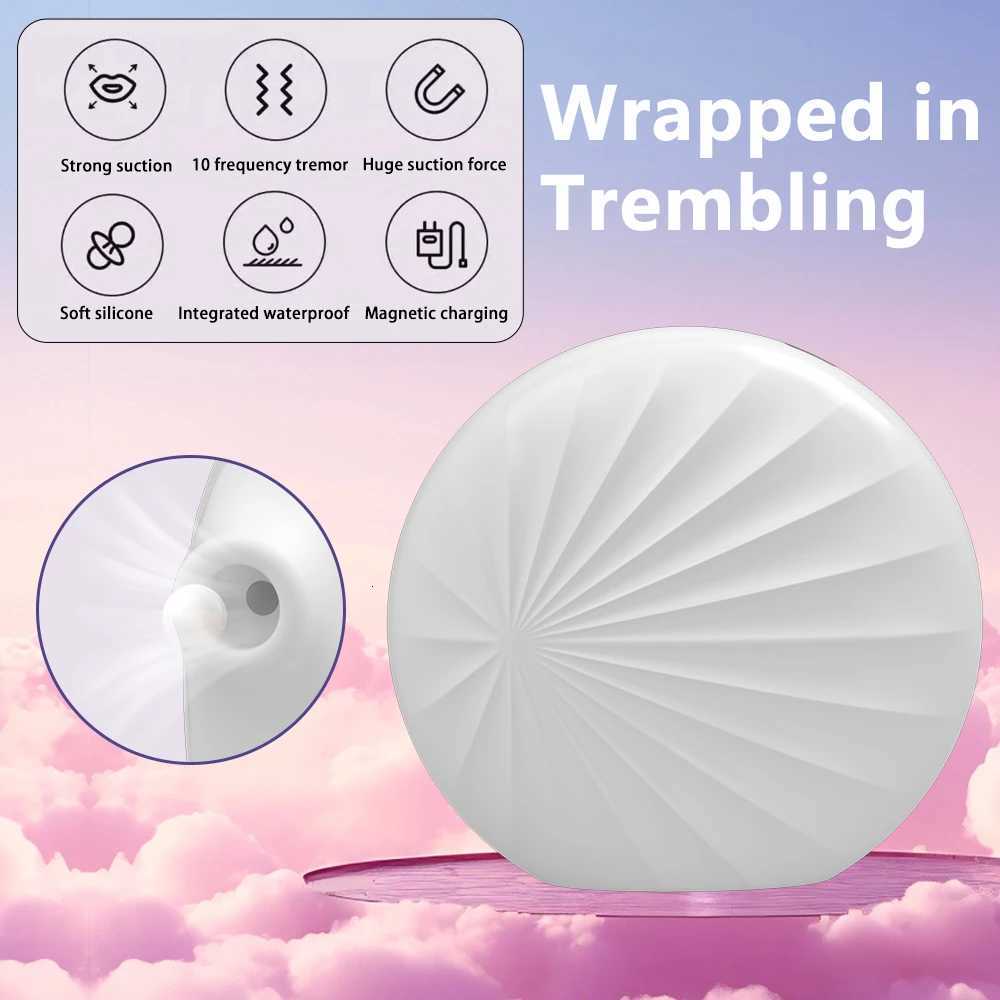 Vibrator Design Sucking Mini Shell Nipple G point Stimulator Vaginal Climax Blowjob Etotic Masturbator Sex Toys for Women M260626 - view 3
