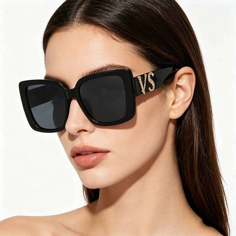 Square VS Sunglasses For Men Women Brand Design Fashion Driving UV400 Black Sun Glasses Retro Luxury Male Female Eyewear 2026 26Y0626 - view 4
