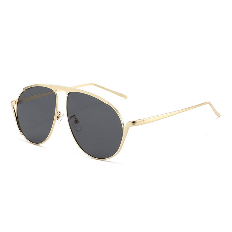 20 European American Large Frame Fashion Sunglasses, Unique And High-End, Popular For Driving, UV Protection Sunglasses - view 1