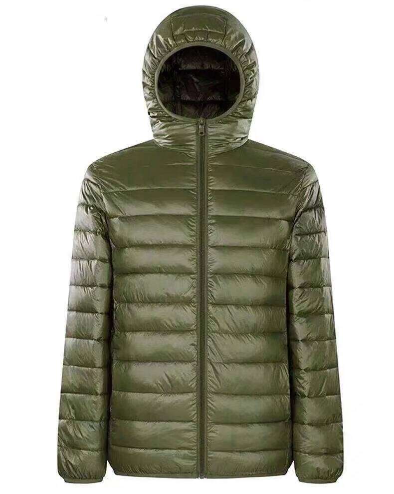 Unisex Hooded Lightweight Short Coat, Autumn Winter Loose Plus Size Silk Cotton Warm Jacket J260626 - view 4