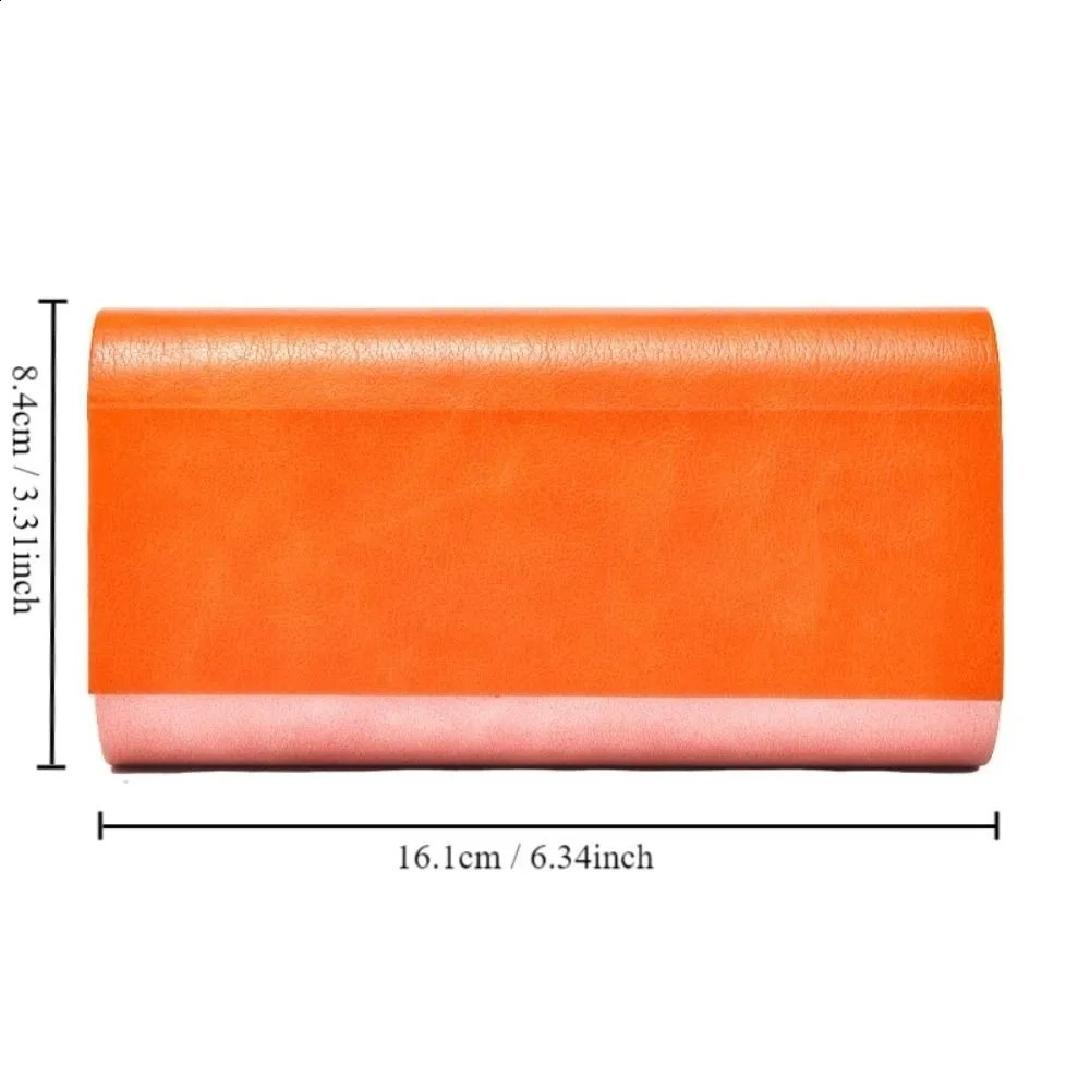 Double Layer Double Eyeglasses Case PU Leather Large Capacity Eyeglasses Holder Waterproof Scratch Resistant Glasses Case Women 260625 - view 5