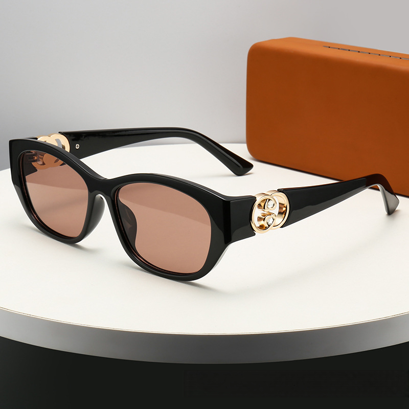 Designer's Niche Retro Personality Casual Versatile Trendy Sunglasses For Women 2026 New Modern Cat Eye Narrow Frame UV Resistant Sunglasses For  - view 5