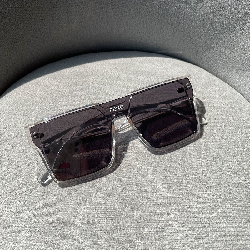 INS style sunglasses men's personality trendy and cool integrated style 2026 designer's new sunglasses women's mesh sunglasses casual a - view 9