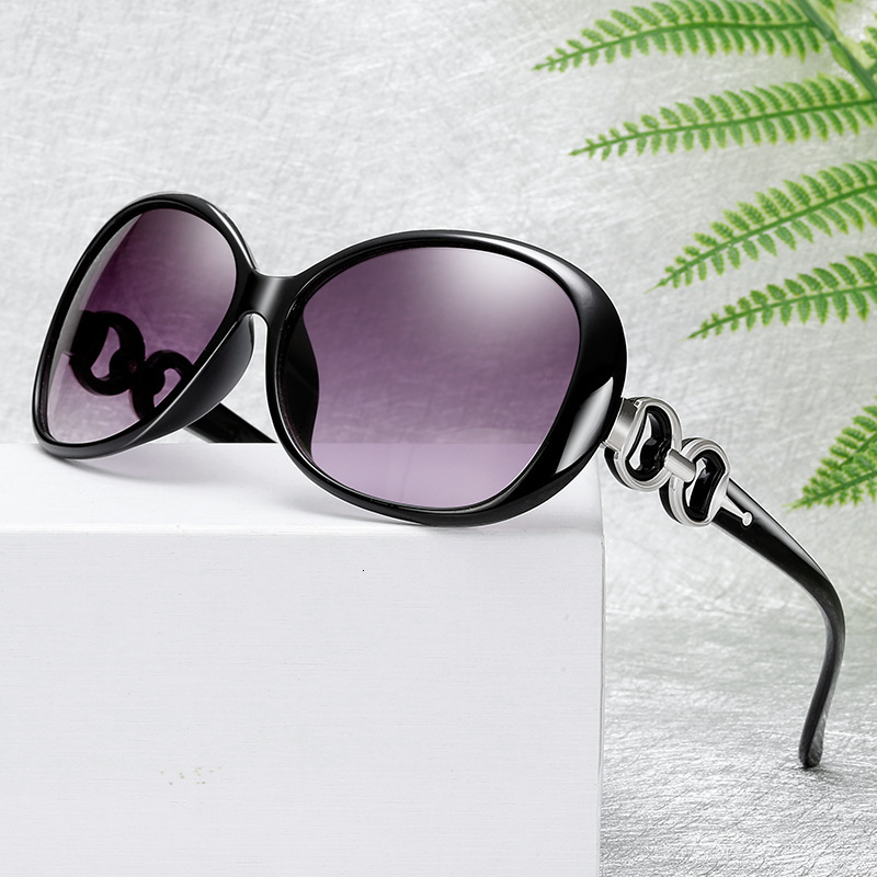 2026 Designer's New Women's Fashion Sunglasses Outdoor Street Photography Large Frame Classic Sunglasses Stall Wholesale Double Ring Sunglas - view 3