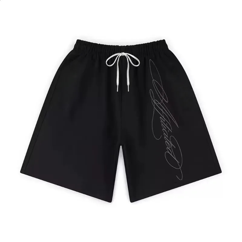 2026 Mens Shorts Streetwear American Retro Mens Hip Hop Graffiti Letter Baggy Sports Jogging Summer Casual Shorts 260623 - view 3