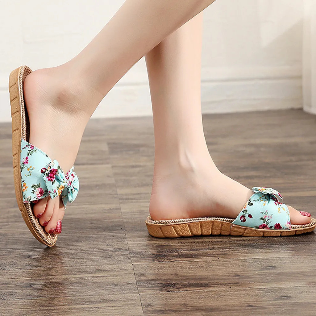 Summer Ladies Slippers Outdoor Beach Sandals Bohemian Ethnic Style Handmade Espadrilles Platform Slippers Flip Flops Women 260624 - view 5