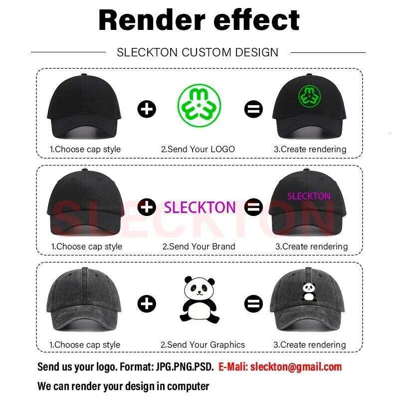 SLECKTON Custom Baseball Cap for Women and Men Fashion Design Brand LOGO Letter Embroidery Corduroy Hats Unisex Wholesale W260626 - view 6
