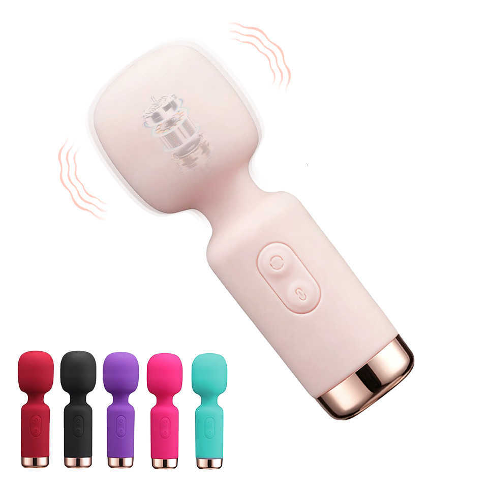 Mini AV Magic Wand Powerful Vibrator for Women G Spot Clitoris Vagina Anal Stimulator Dildo Adult Sex Toys 18 M260626