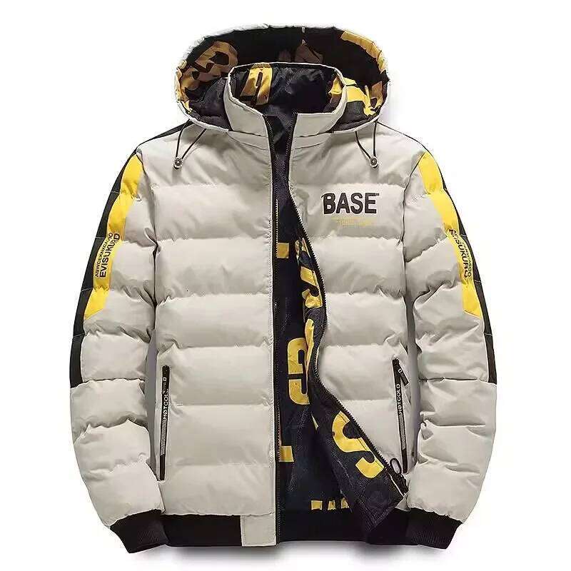 Men Autumn Winter Cotton Warm Comfortable Padded Thickened Down Jacket 2025 New Double-Sided Clothes Removable Cap M-6XL J260626 - view 4