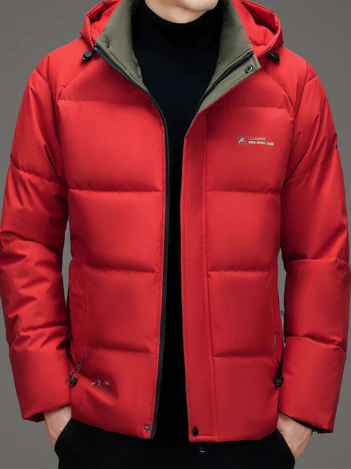 Men's warm jacket with detachable hood, casual business outdoor sports thick men's clothing, new winter style J260626 - view 5