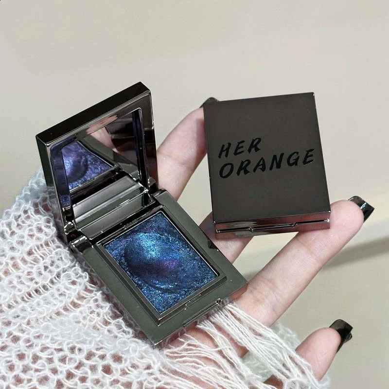 Chameleon Dark Green Eyeshadow Palette Fine Easy-To-Apply Sparkling Pearlescent Mashed Potato Eye Shadow Makeup 260626 - view 4