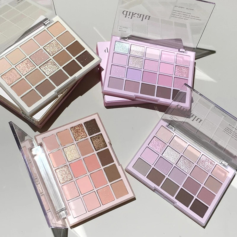 20 Colors Low Saturation Korean Eyeshadow Palette Purple Matte Pearlescent Long Lasting Waterproof Glitter Eye Shadow Eye Makeup 260626 - view 7
