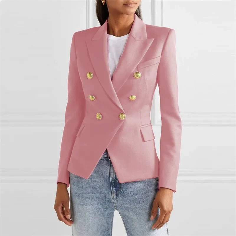Ladies Small Blazer Jacket Spring Autumn Casual Comfortable Womens Suit Coat Doublebreasted Fashion Lady Outerwear 260625 - view 4