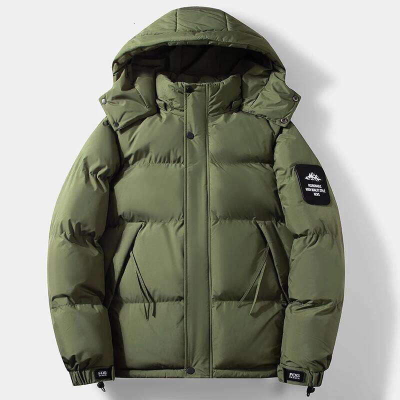 Outdoor Men's Hiking Camping Windproof Breathable Warm Cotton Clothing Winter Comfortable Fashionable and Trendy Hooded Jacket W260626 - view 5