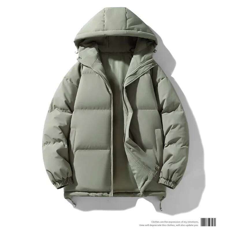Winter Hiking Camping with Thick Hat Trendy Versatile Neutral Jacket Outdoor Windproof Breathable Warm Cotton Clothing W260626 - view 7