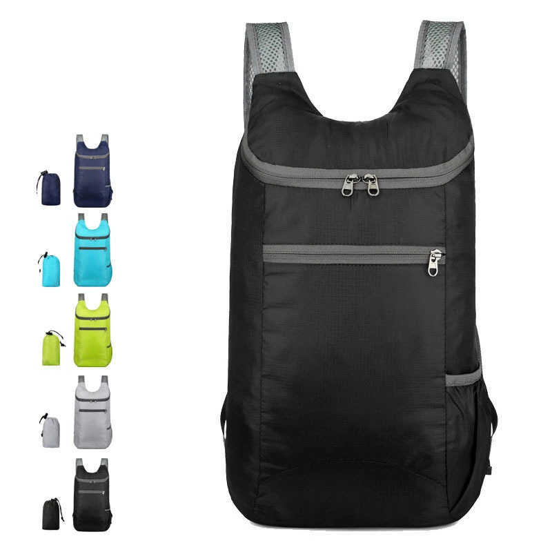 Foldable Waterproof 20L Bag Unisex Outdoor Backpack Portable Camping Hiking Traveling Daypack Leisure Unisex Sport Bag Backpack M260626