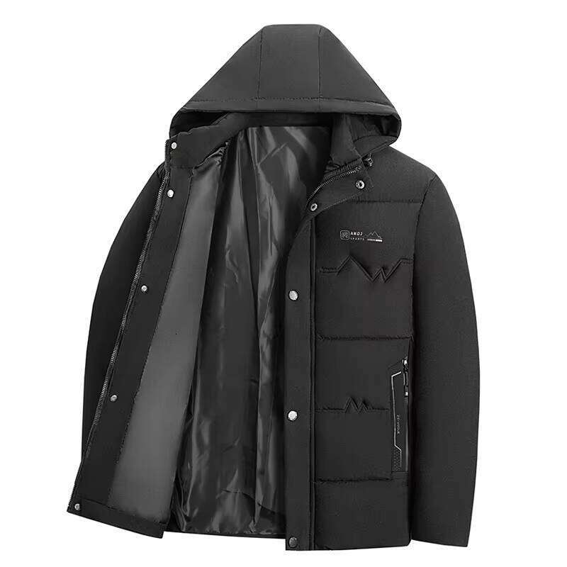 Winter Parka Warm Men's Hooded Puffer Jacket Men Thick Windproof Cotton Outwear Male Snow Cold-proof Padding Coat J260626 - view 5